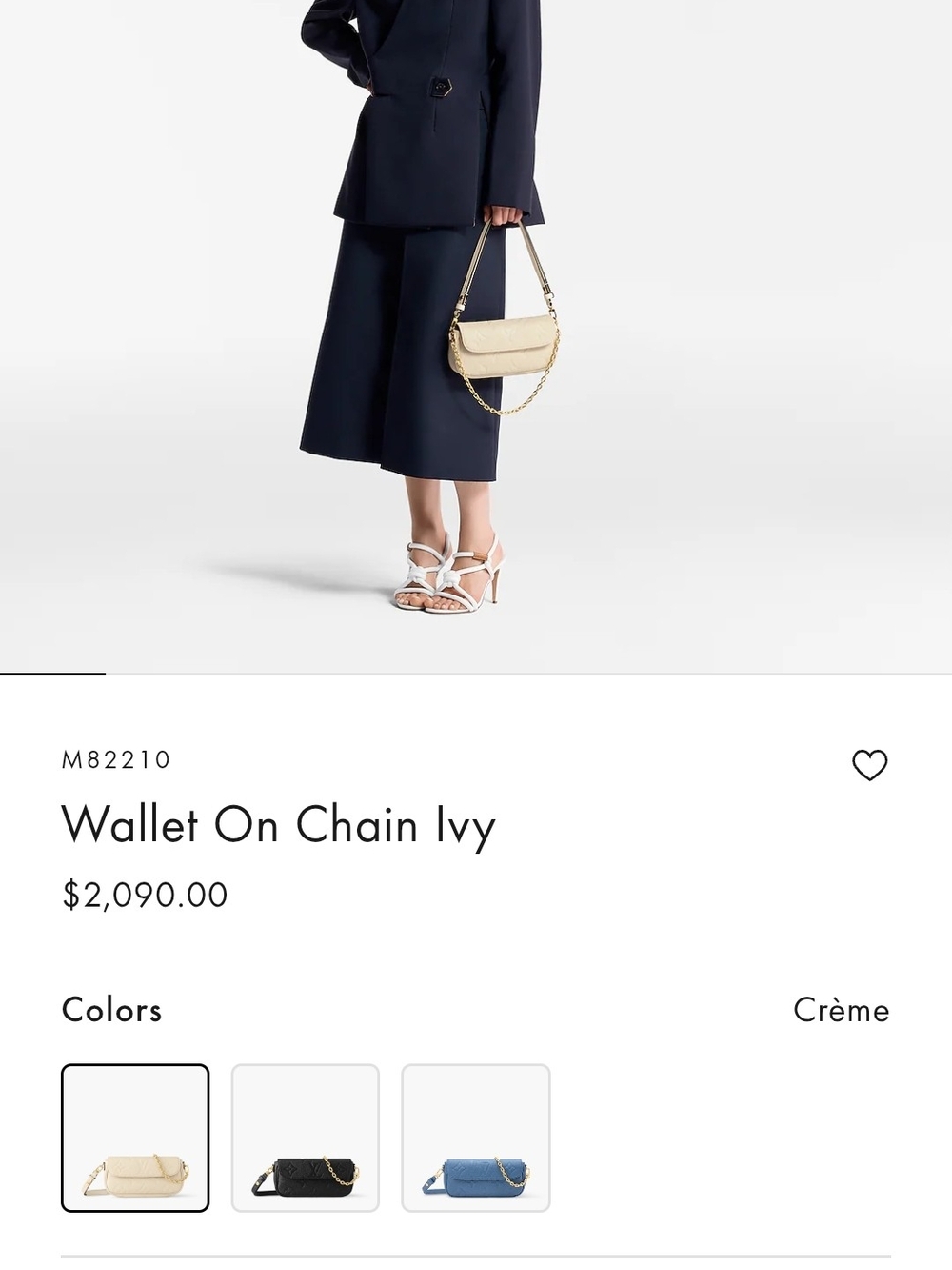 Louis Vuitton Ivy Wallet On Chain - Creme - Picture 12 of 12